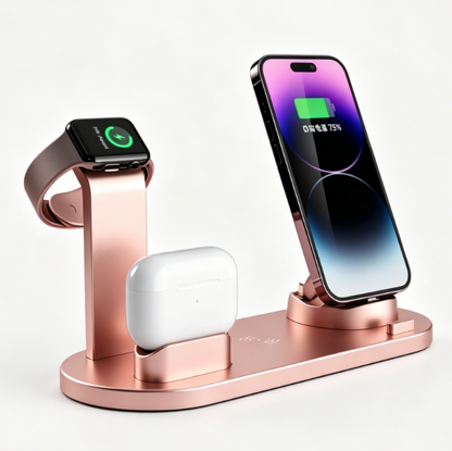 Four-in-One Wireless Charger with Fast Charging