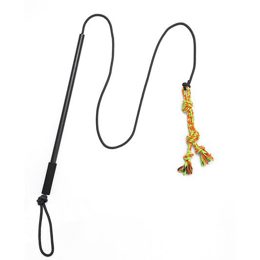 Pet Training Stick with Knot Toy