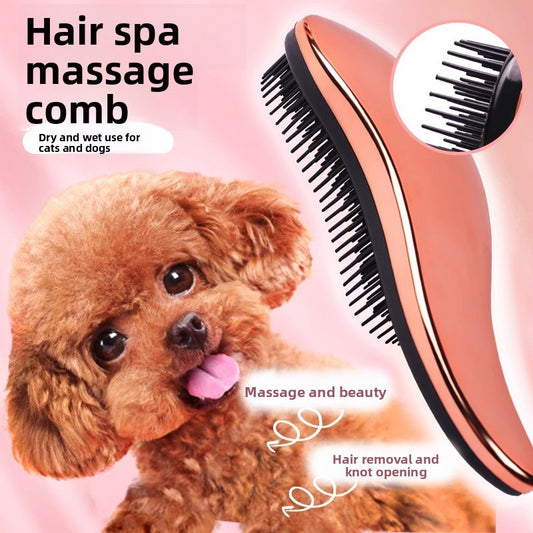 Pet grooming brush