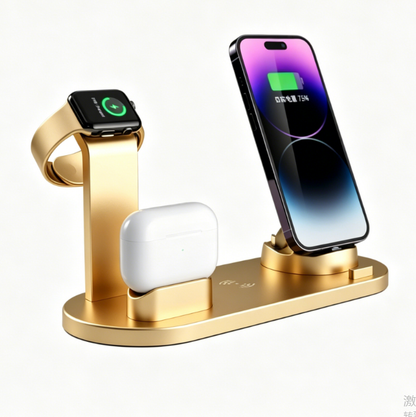 Four-in-One Wireless Charger with Fast Charging