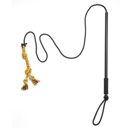 Pet Training Stick with Knot Toy