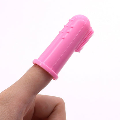 Pet Finger Toothbrush for Cats and Dogs