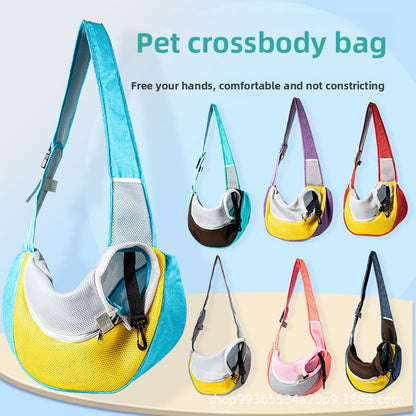 Pet Mesh Carrier Bag with Adjustable Strap