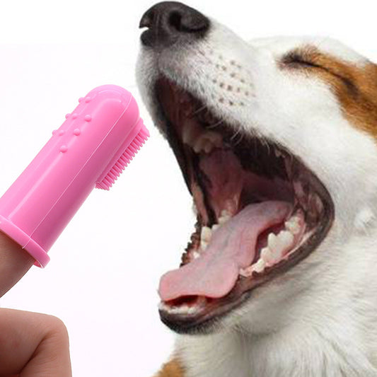 Pet Finger Toothbrush for Cats and Dogs